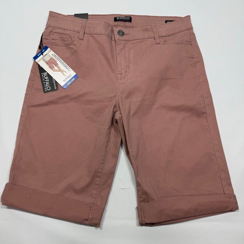 Buffalo David Bitton Samuella mid rise Bermuda short size 10/30 NWT